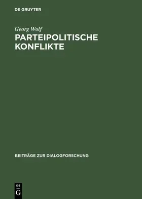 Wolf | Parteipolitische Konflikte | E-Book | sack.de