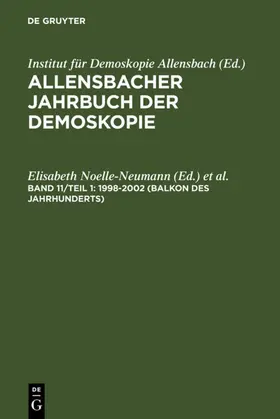 Noelle-Neumann / Köcher |  1998–2002 (Balkon des Jahrhunderts) | eBook | Sack Fachmedien