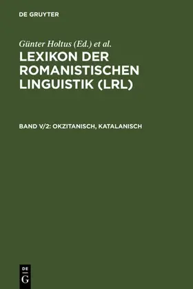 Holtus / Metzeltin / Schmitt | Okzitanisch, Katalanisch | E-Book | www.sack.de