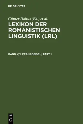 Holtus / Metzeltin / Schmitt | Französisch | E-Book | www.sack.de