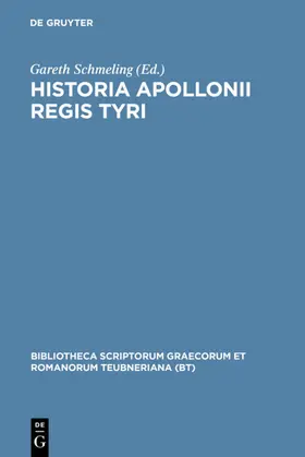 Schmeling | Historia Apollonii Regis Tyri | E-Book | www.sack.de