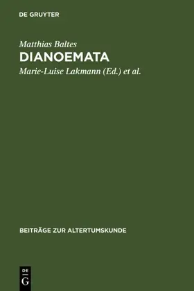 Baltes / Lakmann / Hüffmeier | Dianoemata | E-Book | sack.de