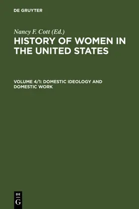 Cott |  Domestic Ideology and Domestic Work | eBook | Sack Fachmedien