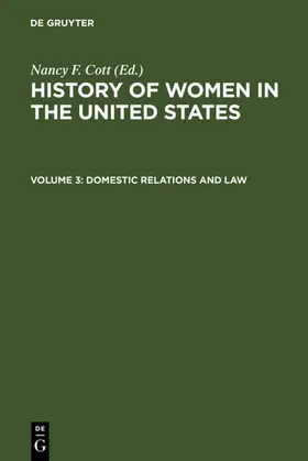 Cott |  Domestic Relations and Law | eBook | Sack Fachmedien