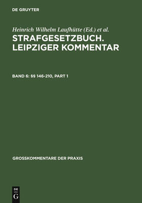 Laufhütte / Dippel / Rissing-van Saan |  Strafgesetzbuch. Leipziger Kommentar | eBook | Sack Fachmedien