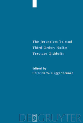 Guggenheimer |  Tractate Qiddušin | eBook | Sack Fachmedien