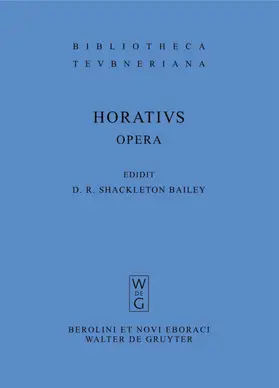 Horatius Flaccus / Shackleton Bailey | Opera | E-Book | sack.de