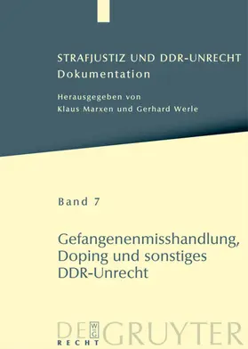  Gefangenenmisshandlung, Doping und sonstiges DDR-Unrecht | eBook | Sack Fachmedien