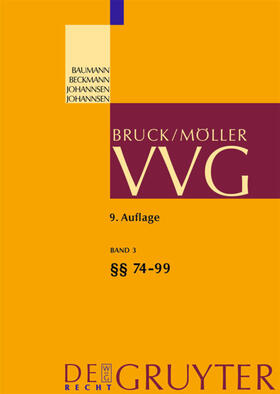 Schnepp / Baumann / Beckmann | §§ 74-99 VVG | E-Book | sack.de