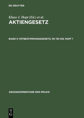 Oetker / Mülbert / Werner | Mitbestimmungsgesetz; §§ 118-149 | E-Book | sack.de