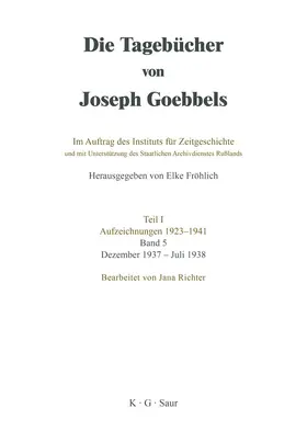 Fröhlich |  Dezember 1937 - Juli 1938 | eBook | Sack Fachmedien