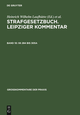 Laufhütte / Krehl / Rissing-van Saan |  Strafgesetzbuch. Leipziger Kommentar | eBook | Sack Fachmedien