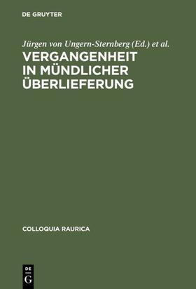Ungern-Sternberg / Reinau |  Vergangenheit in mündlicher Überlieferung | eBook | Sack Fachmedien