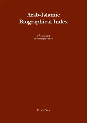  Arab-Islamic Biographical Index II | eBook | Sack Fachmedien