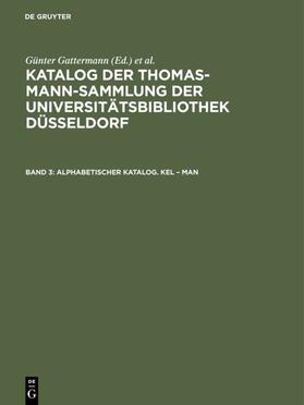 Gattermann / Niggemann | Alphabetischer Katalog. Kel – Man | E-Book | sack.de
