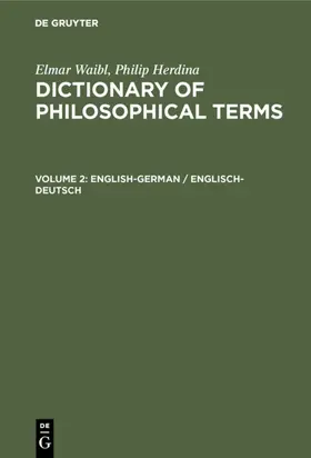 Waibl / Herdina |  English-German / Englisch-Deutsch | eBook | Sack Fachmedien