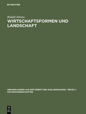 Ahrens | Wirtschaftsformen und Landschaft | Buch | sack.de
