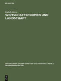 Ahrens |  Wirtschaftsformen und Landschaft | Buch |  Sack Fachmedien