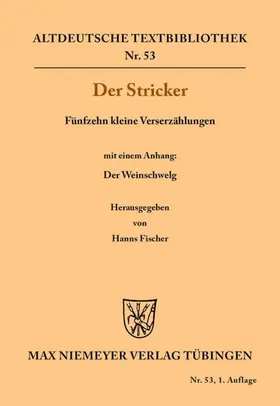 Stricker / Fischer |  Fünfzehn kleine Verserzählungen | Buch |  Sack Fachmedien