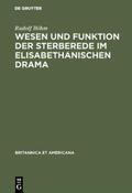 Böhm |  Wesen und Funktion der Sterberede im elisabethanischen Drama | Buch |  Sack Fachmedien