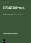 Brüggemann / Fischer / Staub |  §§ 145¿177. §§ 335¿342 | Buch |  Sack Fachmedien