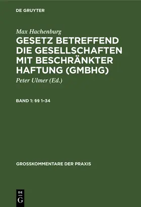 Hachenburg / Bing |  (§§ 1-34) | Buch |  Sack Fachmedien