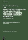 Niethammer |  Gerichtsverfassungsgesetz, Nebengesetze | Buch |  Sack Fachmedien