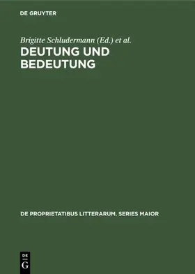 Sherabon Firchow / Schludermann |  Deutung und Bedeutung | Buch |  Sack Fachmedien