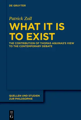 Zoll |  What It Is to Exist | Buch |  Sack Fachmedien