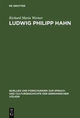 Werner |  Ludwig Philipp Hahn | Buch |  Sack Fachmedien
