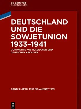 Slutsch / Tischler / Sluc |  April 1937 bis August 1939 | Buch |  Sack Fachmedien