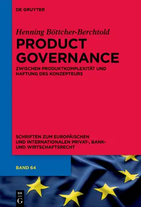 Böttcher-Berchtold |  Product Governance | Buch |  Sack Fachmedien