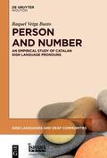 Veiga Busto |  Person and Number | Buch |  Sack Fachmedien