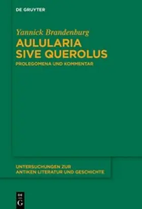 Brandenburg | Aulularia sive Querolus | E-Book | www.sack.de