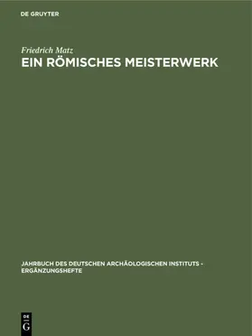 Matz |  Ein römisches Meisterwerk | Buch |  Sack Fachmedien