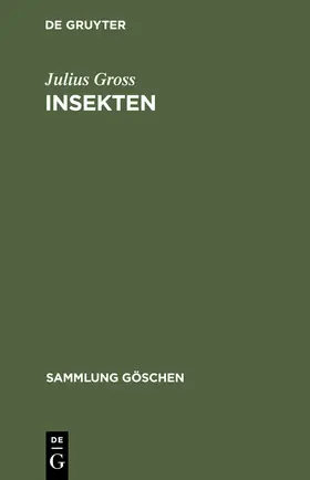 Gross | Insekten | Buch | 978-3-11-100334-4 | www.sack.de