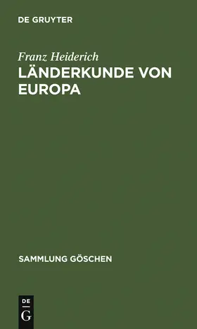 Heiderich |  Länderkunde von Europa | Buch |  Sack Fachmedien