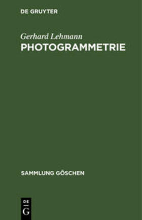 Lehmann | Photogrammetrie | Buch | 978-3-11-100601-7 | sack.de