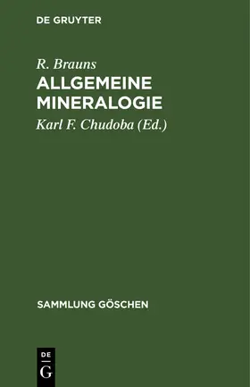 Brauns / Chudoba |  Allgemeine Mineralogie | Buch |  Sack Fachmedien