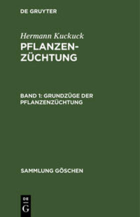 Kuckuck |  Grundzüge der Pflanzenzüchtung | Buch |  Sack Fachmedien
