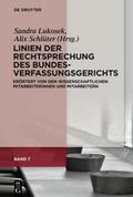 Lukosek / Schlüter |  Linien der Rechtsprechung des Bundesverfassungsgerichts | Buch |  Sack Fachmedien