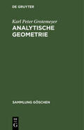 Grotemeyer |  Analytische Geometrie | Buch |  Sack Fachmedien