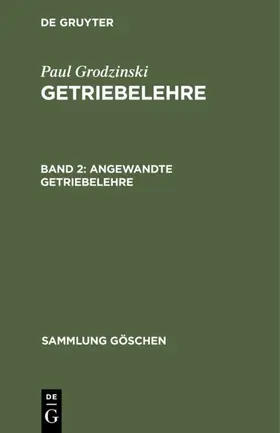 Lechner |  Angewandte Getriebelehre | Buch |  Sack Fachmedien