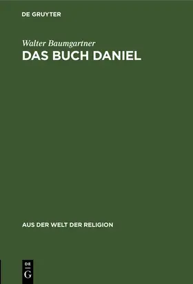 Baumgartner |  Das Buch Daniel | Buch |  Sack Fachmedien
