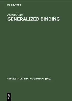Aoun |  Generalized binding | Buch |  Sack Fachmedien