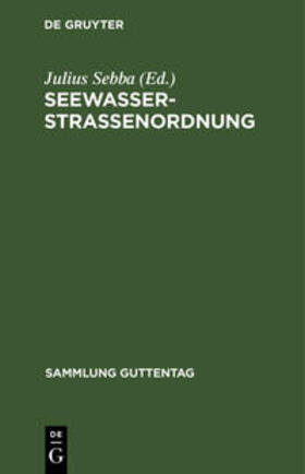 Sebba | Seewasserstraßenordnung | Buch | sack.de