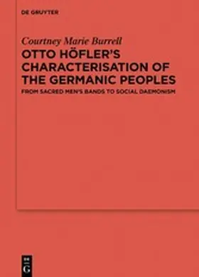 Burrell | Otto Höfler’s Characterisation of the Germanic Peoples | E-Book | www.sack.de