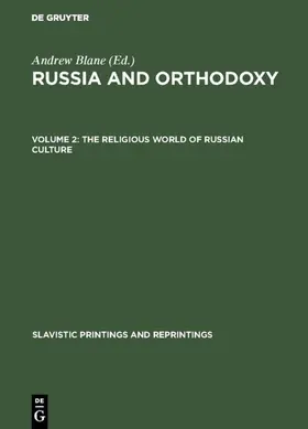 Blane |  The Religious world of Russian culture | Buch |  Sack Fachmedien