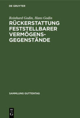 Godin | Rückerstattung feststellbarer Vermögensgegenstände | Buch | 978-3-11-103526-0 | sack.de