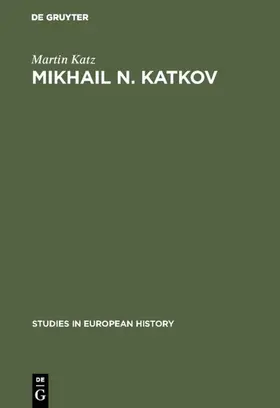 Katz |  Mikhail N. Katkov | Buch |  Sack Fachmedien